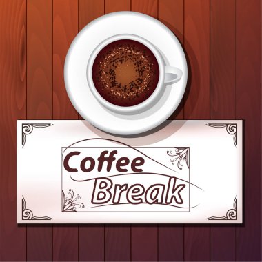 Fincan kapuçino, kahve arası