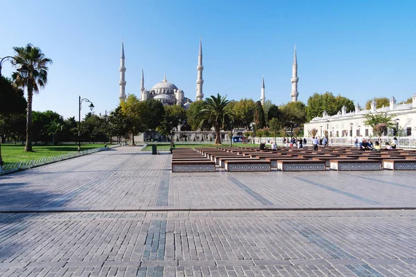 Vista esterna della Moschea Blu — Foto Stock
