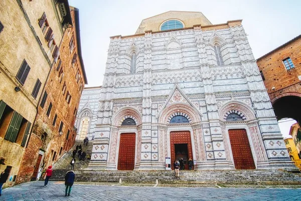 Baptistère de San Giovanni, Sienne, Italie — Photo