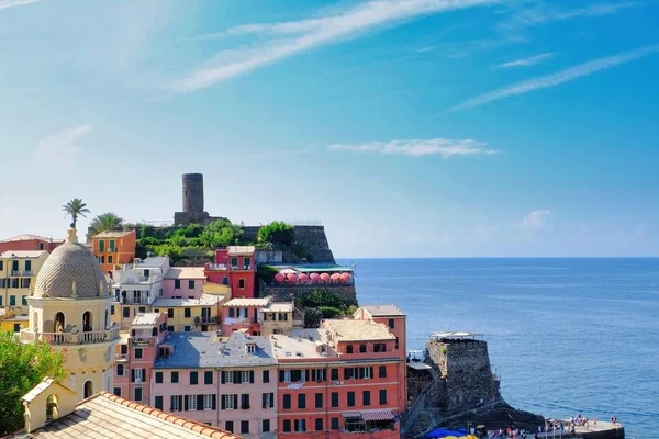 Vernazza, starobylá vesnice Cinque Terre — Stock fotografie