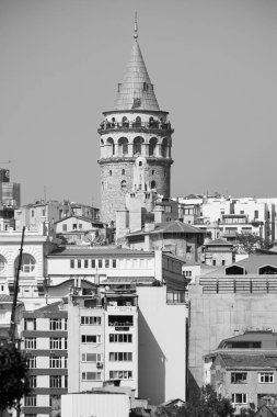 Türkiye 'nin İstanbul kentindeki Galata Kulesi