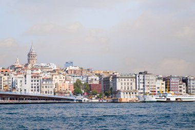 Türkiye 'nin İstanbul kentindeki Galata Kulesi