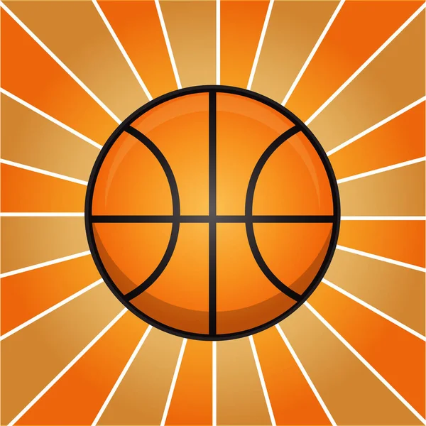 Vector a background with the image of a basketball. For banners, posters, leaflets to a tournament or the championship or competitions.A design element for the sports websites,the websites on fitness. — Stock Vector