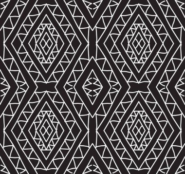 Siyah arkaplan üzerine kusursuz desenli beyaz çizgiler çizildi. Web sitesindeki pankartlar için T-shirt.websitelerinde baskı olarak tasarım ögesi, paketleme ve kahverengi kağıt.