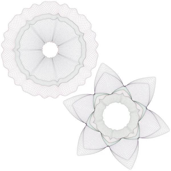 Filigran tasarım Guillochlu rozet,