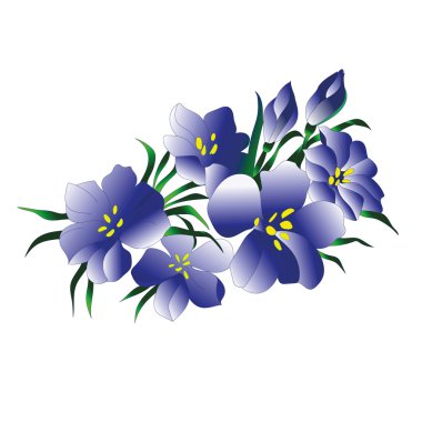 Kart, arka plan, tasarım için mavi flor,