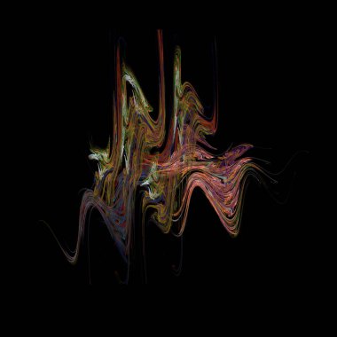  fraktal, renk öğeleri üzerinden arka plan,