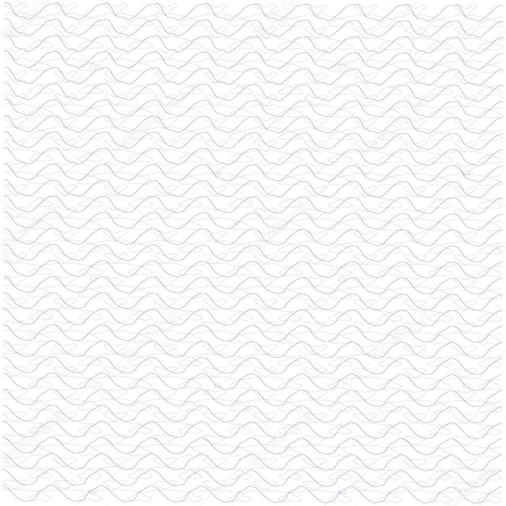 Watermark guilloche pattern for certificate background,