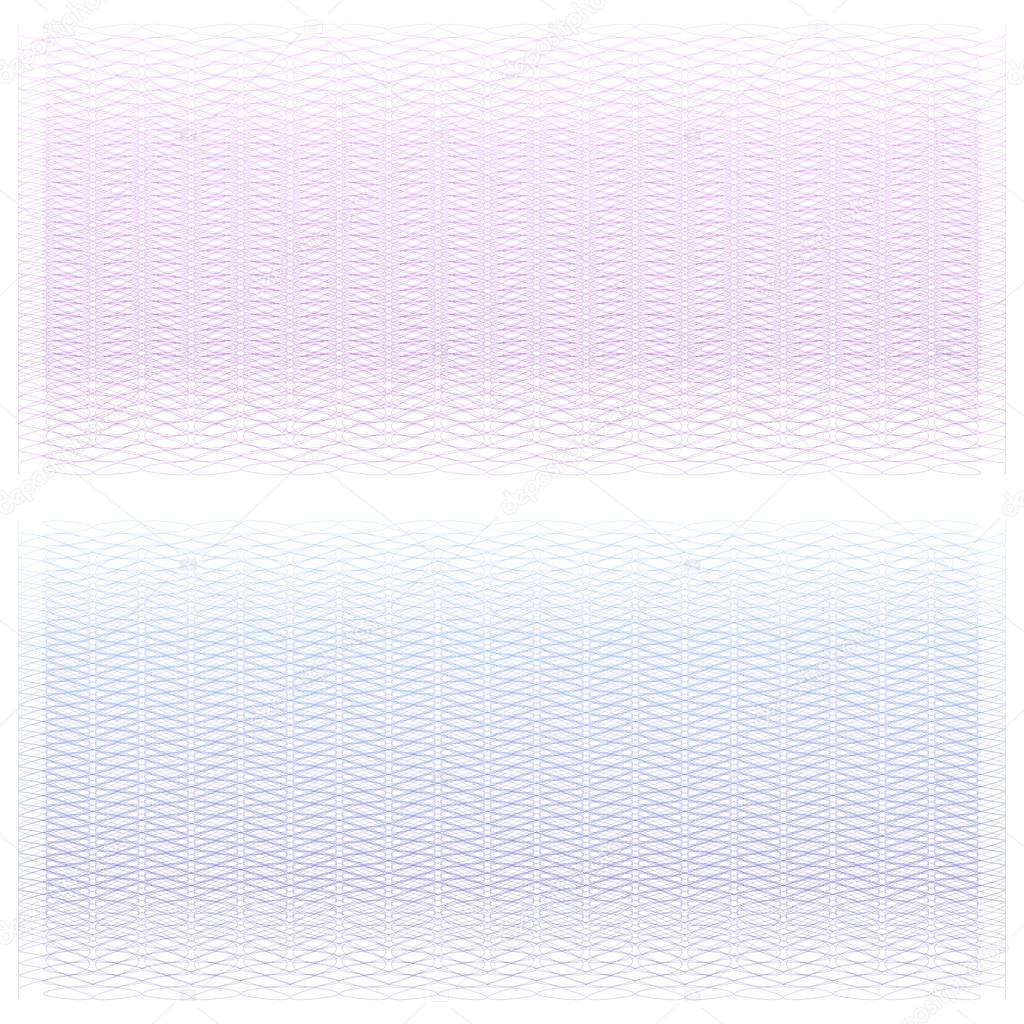 Background for certificate, voucher,note,guilloche pattern,