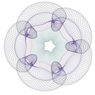 filigran, Guillochlu tasarım için arka plan sertifika, diploma,