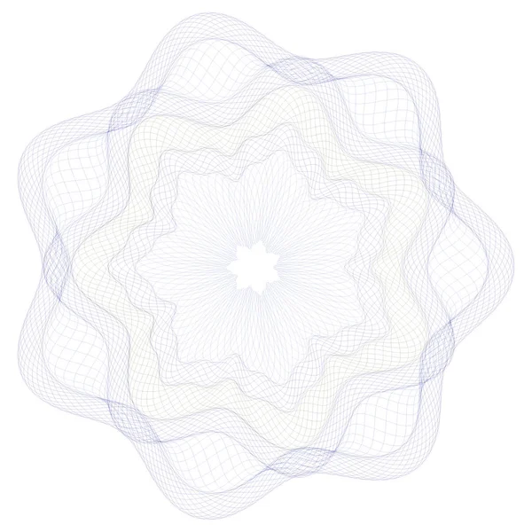 Filigran, Guillochlu tasarım için arka plan sertifika, diploma, — Stok Vektör