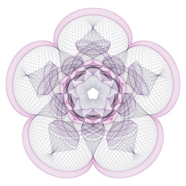 Sertifika, fiş, Not, Guillochlu desen için arka plan,