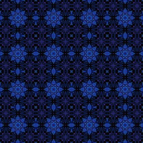Seamless Background Pattern Irregular Decorative Geometric Mosaic Art Tile Pattern — Stock Photo, Image