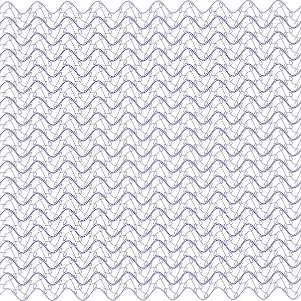 Guilloché Linien Sicherheitshintergrund Für Zertifikat Wasserzeichen Design Element — Stockvektor