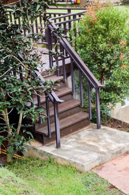 ülke Chiang Mai doğa Garden'da merdiven 