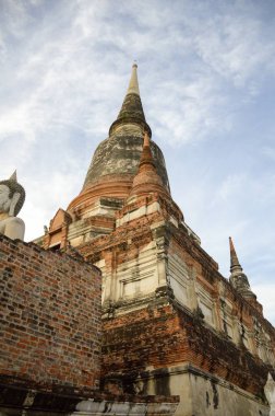 Genel cazibe Wat Yai Chai Mongkol Budist Tapınağı Ayutthaya, Tayland