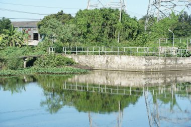 Chachoengsao Tayland 'daki Bangprakong Nehri