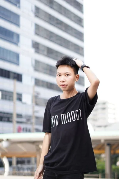 Бангкоке Задержан Молодой Человек — стоковое фото