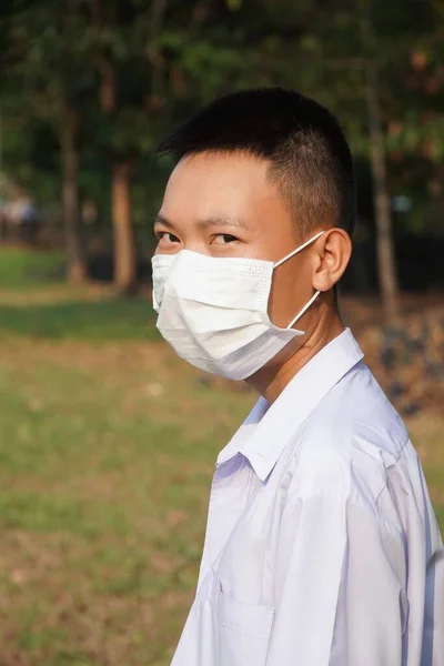 Nahaufnahme Thailändischer Schüler Uniform — Stockfoto