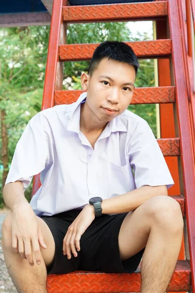 Close Thai Student Uniform — Stock Photo, Image