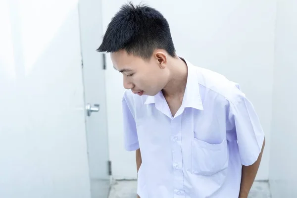 Nahaufnahme Thailändischer Schüler Uniform — Stockfoto