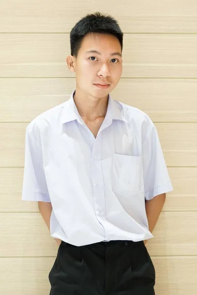 Nahaufnahme Thailändischer Schüler Uniform — Stockfoto