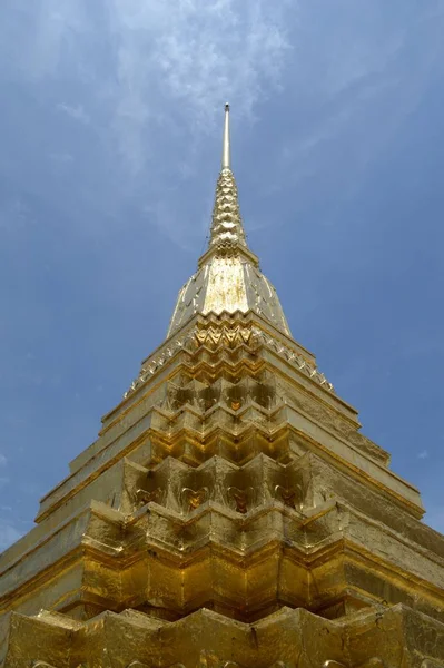 Zlatá Pagoda Thajsku Wat Sraket — Stock fotografie