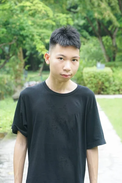 Genç Adam Bangkok Tayland Gidiyor — Stok fotoğraf