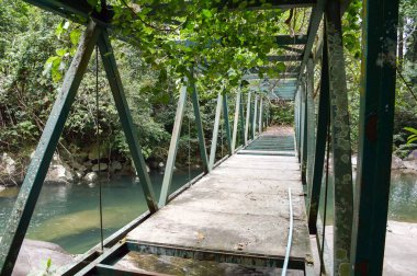 ülke Tayland eski metal Köprüsü