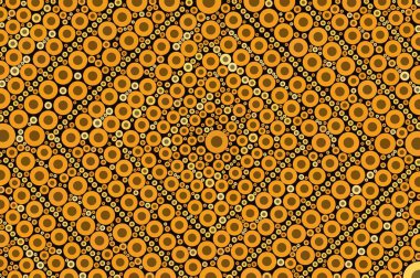 Çember desen arkaplanının kahverengi rengi