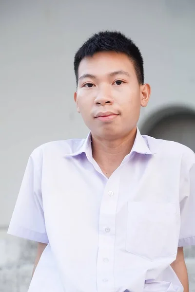 Fermer Thai Étudiant Uniforme — Photo