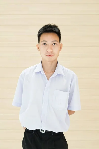 Nahaufnahme Thailändischer Schüler Uniform — Stockfoto