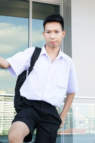 Fermer Thai Étudiant Uniforme — Photo