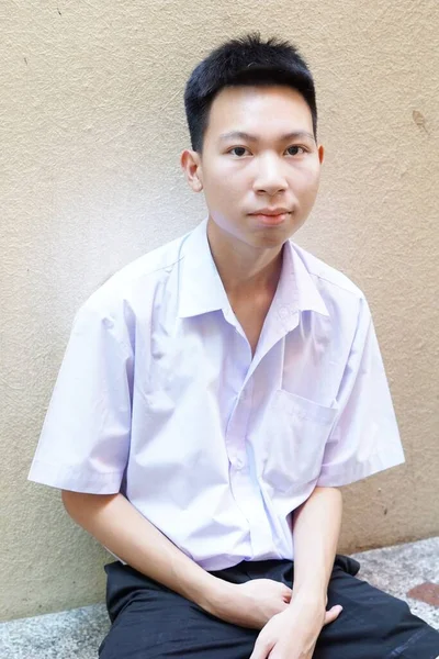 Fermer Thai Étudiant Uniforme — Photo