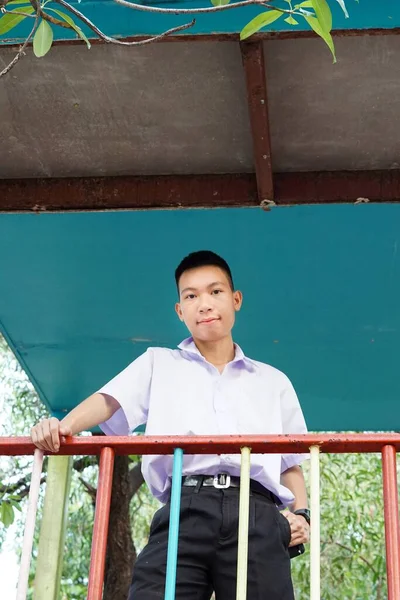 Close Thai Student Uniform — Stock Photo, Image