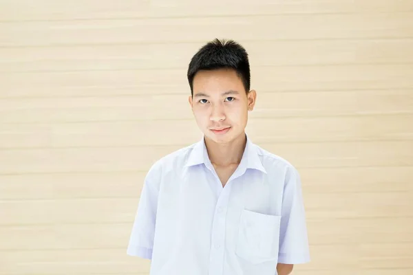 Close Tailandês Estudante Uniforme — Fotografia de Stock