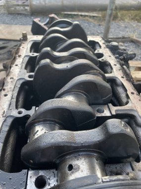 Endüstri sahasında makine otomobili kapat