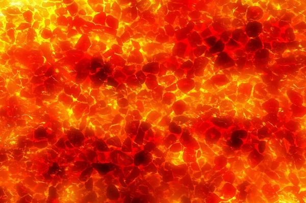 Kunst Heiße Lava Feuer Abstrakte Muster Illustration Hintergrund — Stockfoto