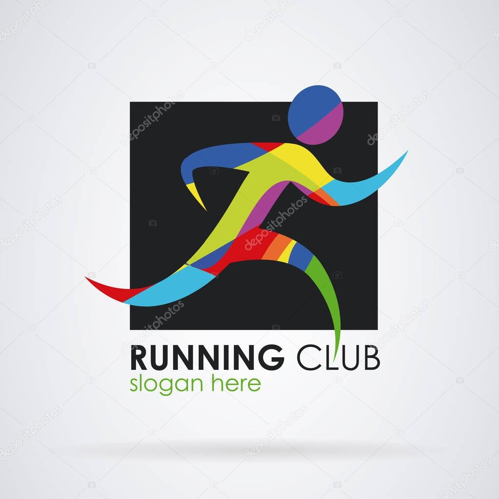 Logo running fitness sport
