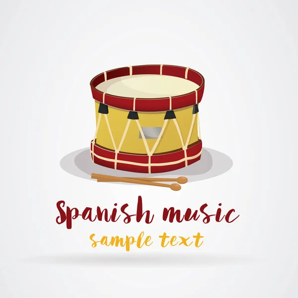 Música de festa espanhola — Vetor de Stock