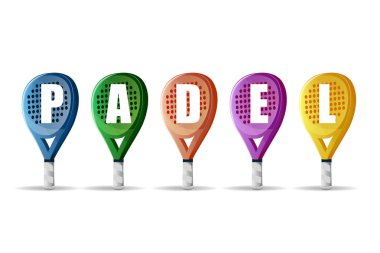 Afiş padel raket spor Şampiyonası