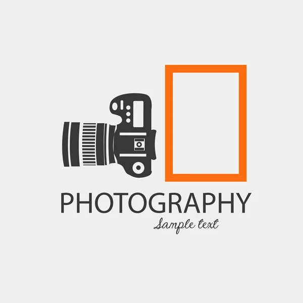 Logo photographie — Image vectorielle