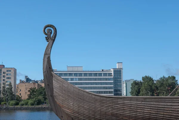 Eski ahşap gemi Viking