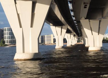 Köprü destekler. Köprünün temel tasarım