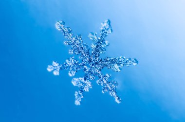 kar tanesi kristal doğal makro