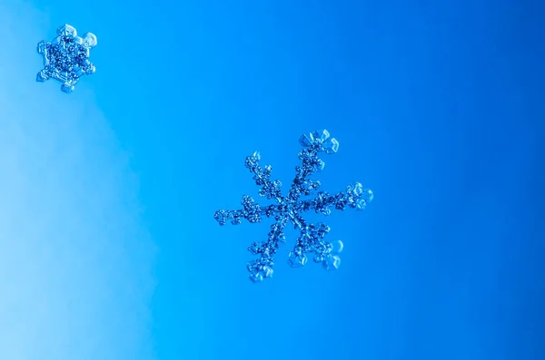 Snowflake crystal natural macro — Stock Photo, Image
