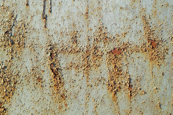 Old paint on rusty metal texture — Stock Photo, Image