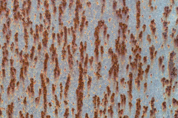 Rust on old metal plate, texture — Stock Photo, Image
