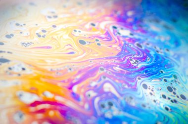 Sabun köpüğü güzel psychedelic soyutlamalar