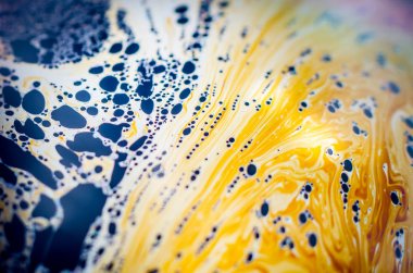 Sabun köpüğü güzel psychedelic soyutlamalar